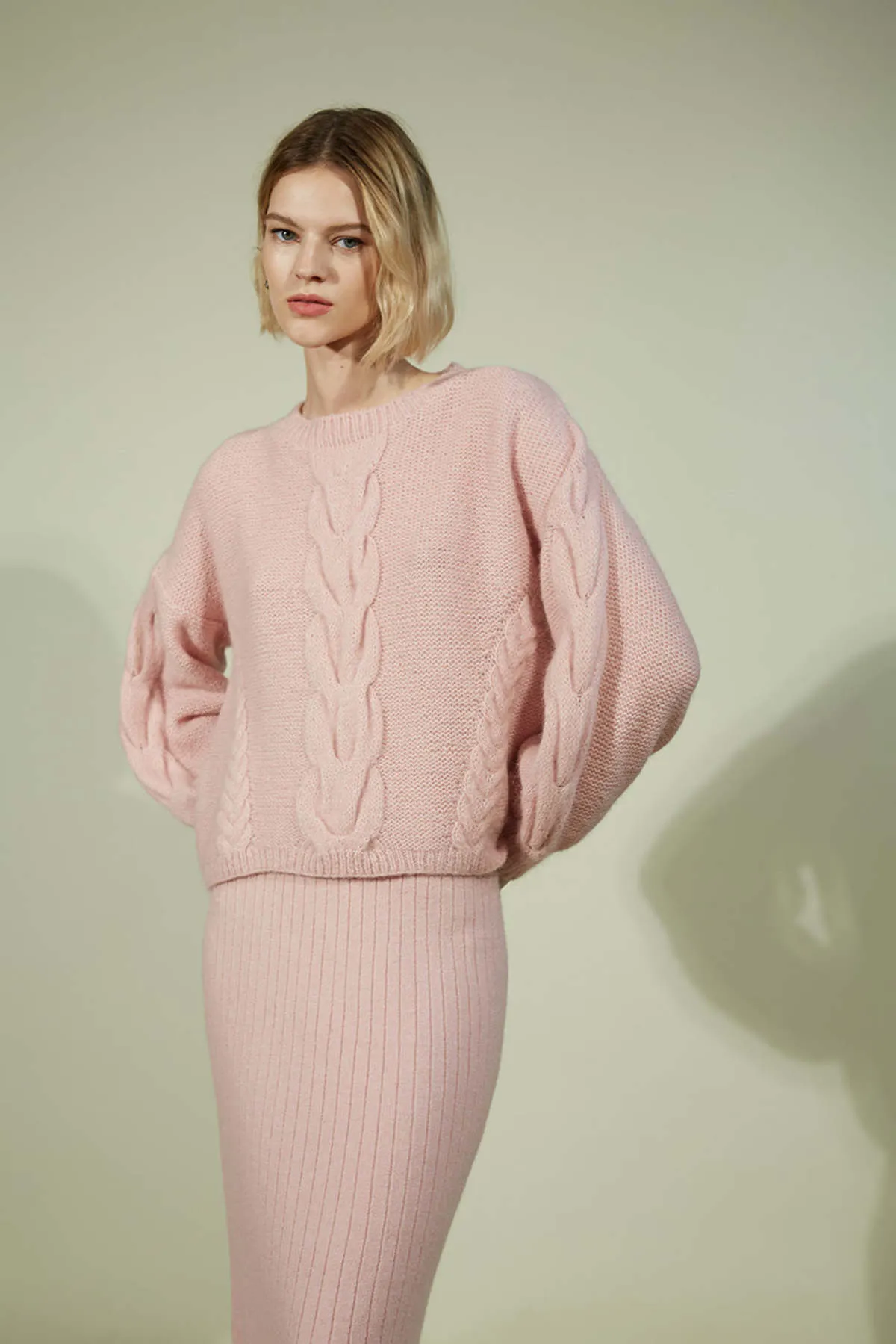 Vaida Sweater - Pastel Pink