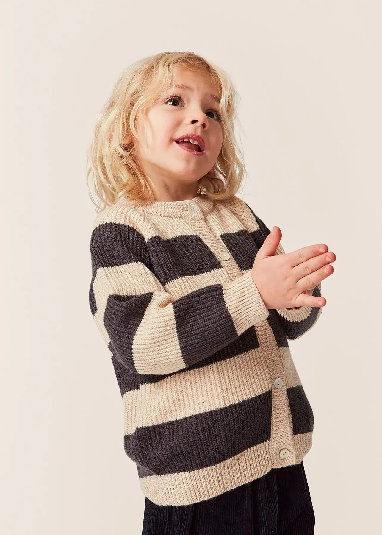 Vitum Knit Cardigan - Magnet Stripe