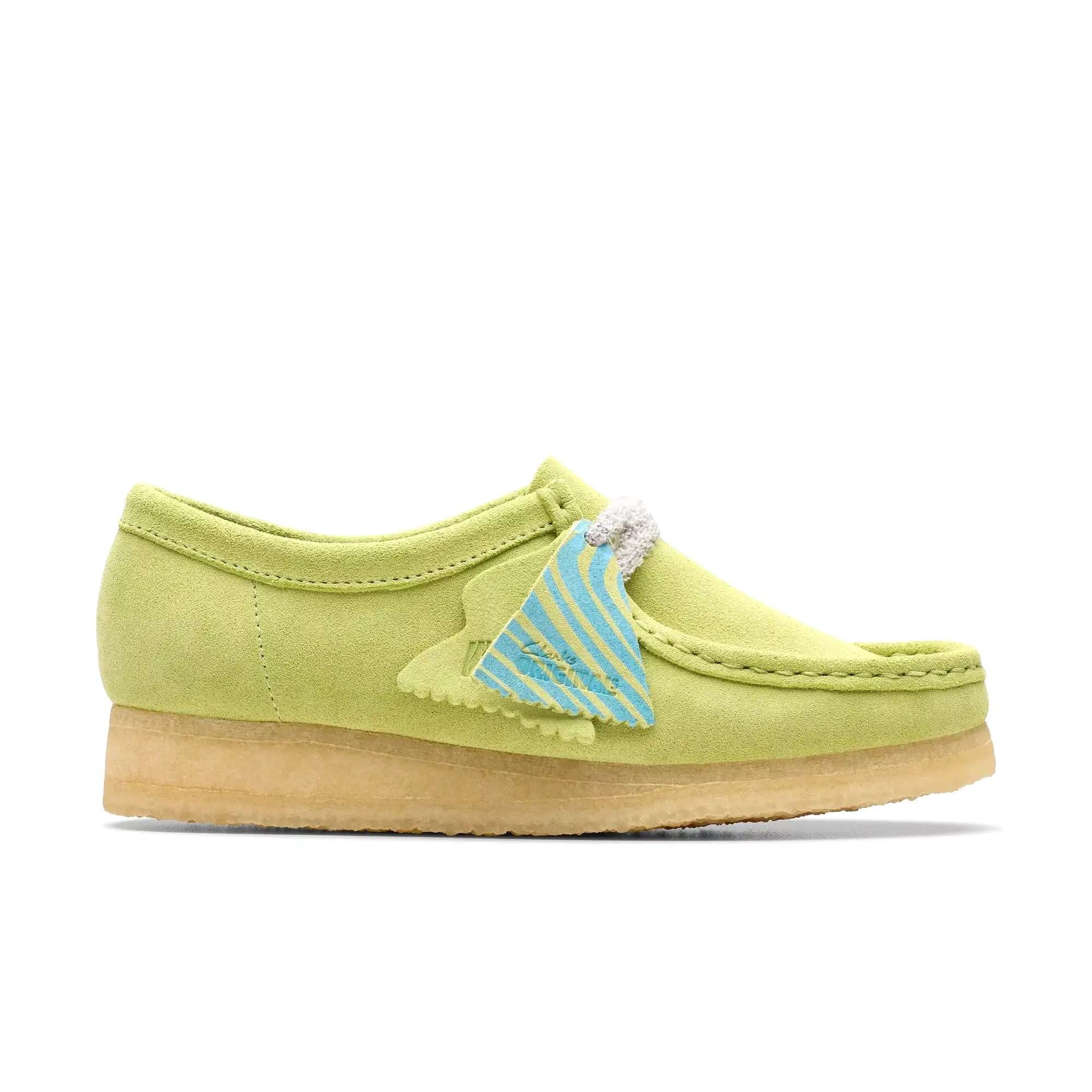 WALLABEE PALE LIME SUEDE