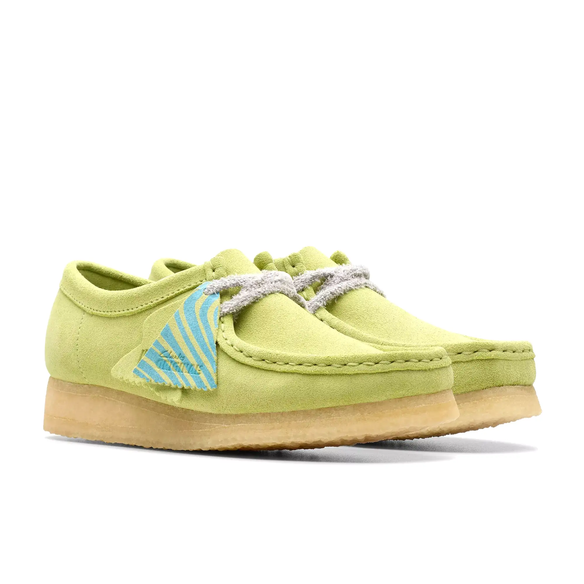 WALLABEE PALE LIME SUEDE