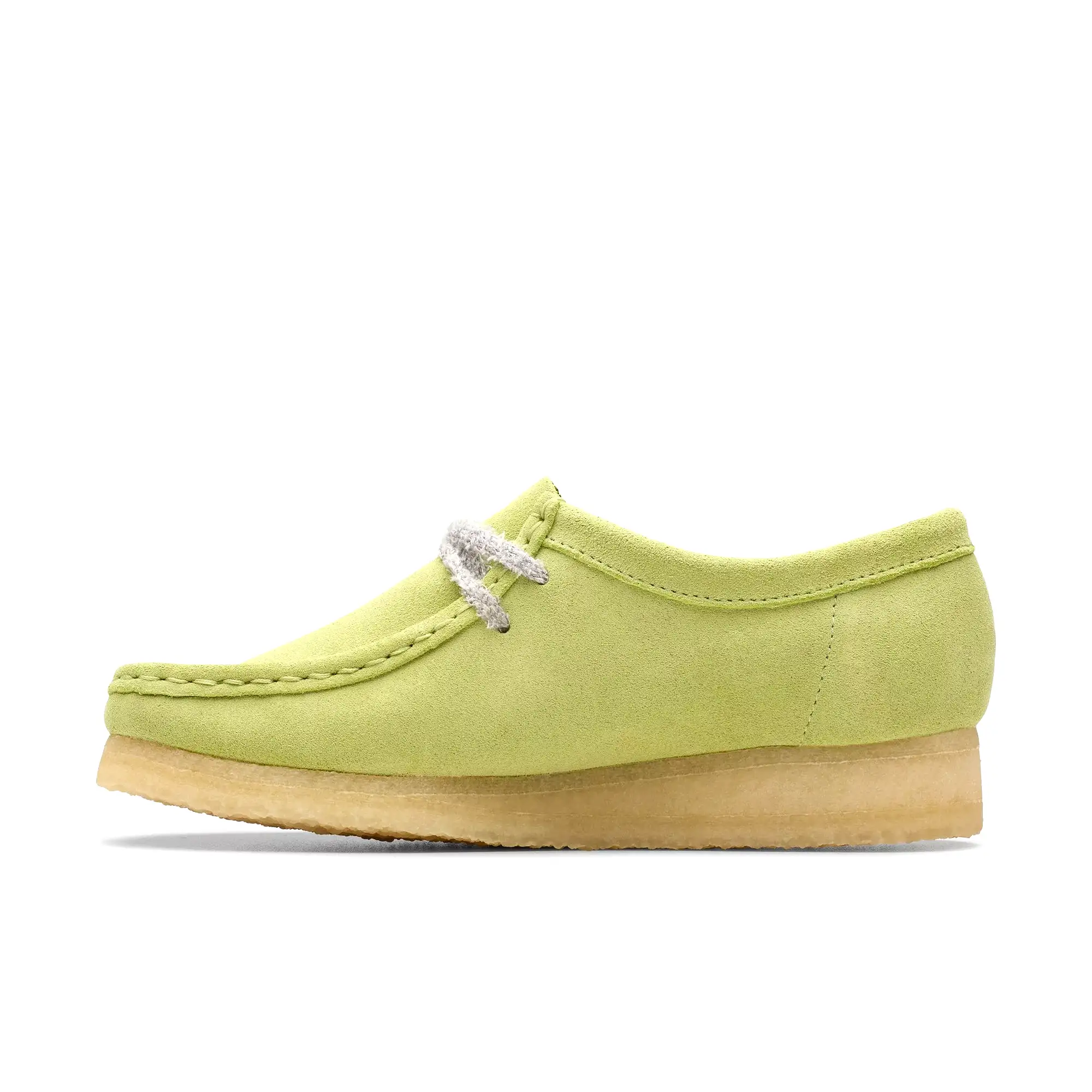 WALLABEE PALE LIME SUEDE