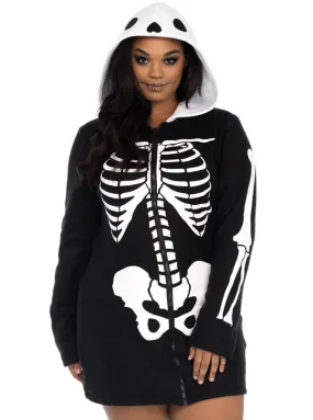 Women's Cozy Skeleton Costume (Plus Size)