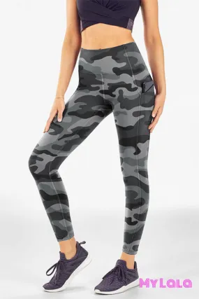 Yoga Band - EC2 Pocketed Legging 24-32 (Grey Camo)