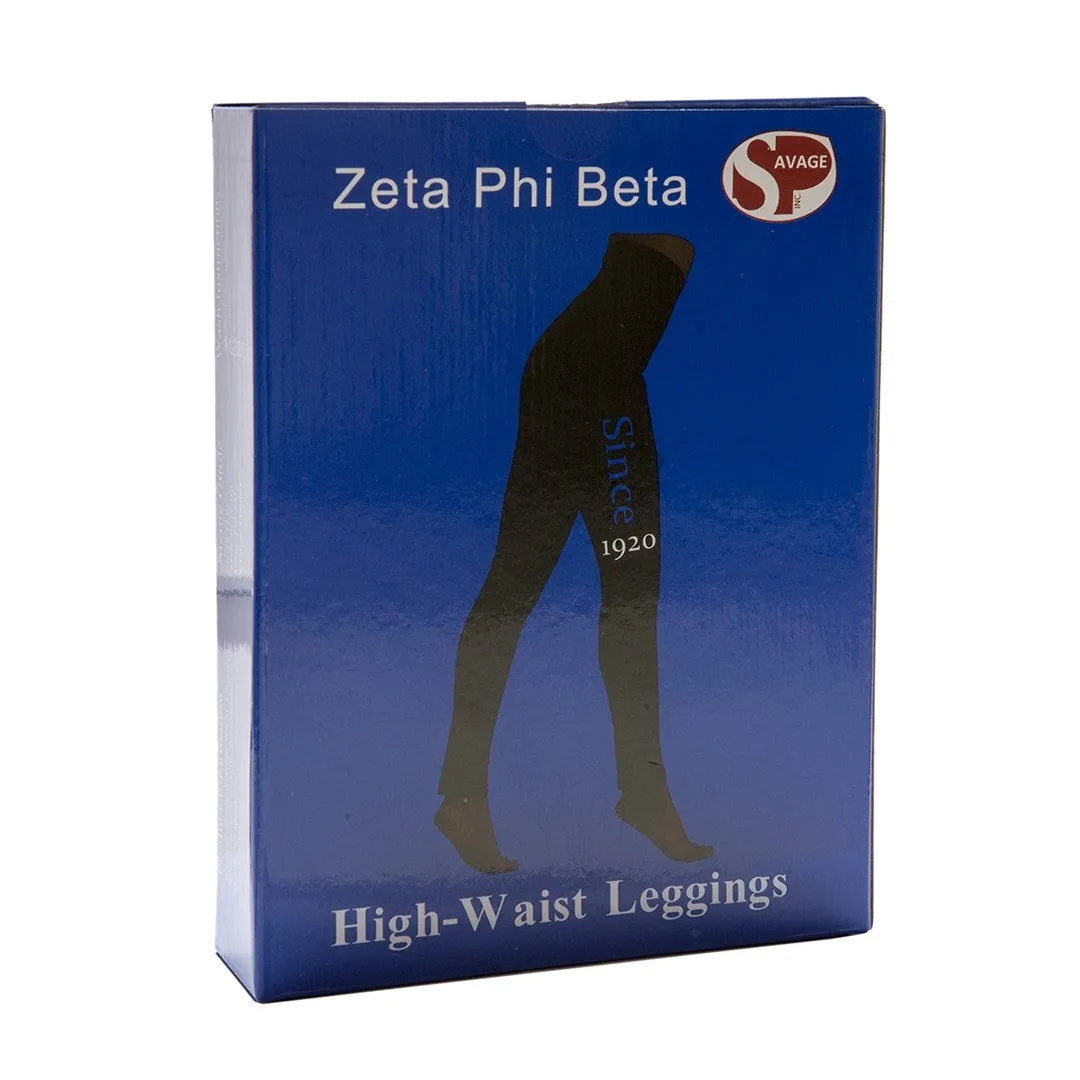 Zeta Phi Beta: Women's Yoga Legging